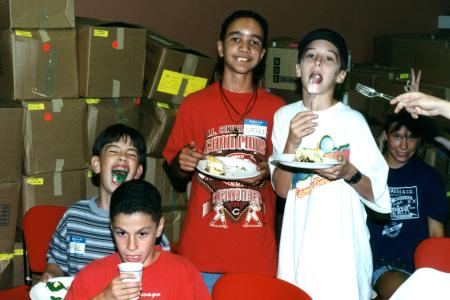 Teens at the Northwest Library’s After-Hours Summer Reading Program Party