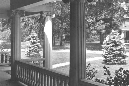 View from main building on Harding Campus