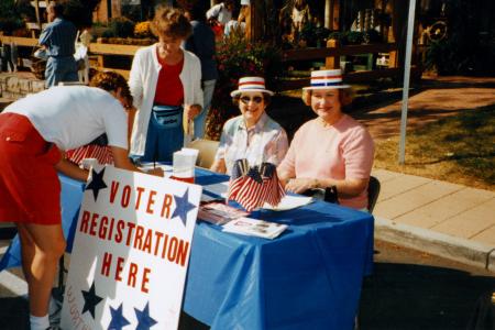 Voter Registration Booth