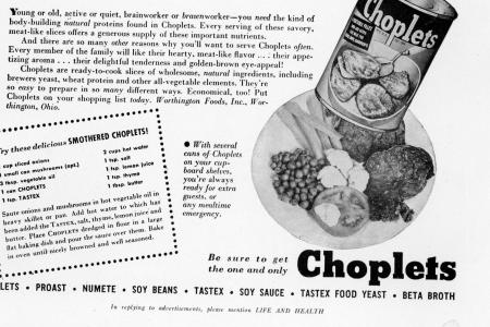 Worthington Foods Advertisement