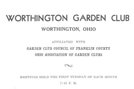 Worthington Garden Club