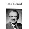 A Reception in Honor of Harold C. McCord