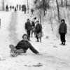 Child at the Bottom of "Devil's Hill" Sled Run