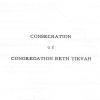 Consecration of Congregation Beth Tikvah