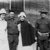 Harriet Elizabeth Putman and Three Unidentified People at Camp Sherman