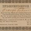 Invitation to Independence Ball for Orange Johnson & Lady
