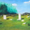Painting by Frank Welling of Methodist Cemetery