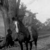 Photograph of Stanley Converse on Daisy the Pony