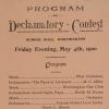 Program for Declamatory Contest