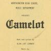 Program for the Worthington High School Production of "Camelot"