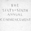 The Sixty-Sixth Annual Commencement Worthington High School Class of 1945