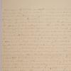 Unfinished Draft of Letter Written by Mary Johnson, Likely to John Worman