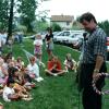 Ventriloquist Rick Evans at the Northwest Library’s First Summer Reading Program Celebration