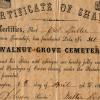 Walnut Grove Cemetery Deed